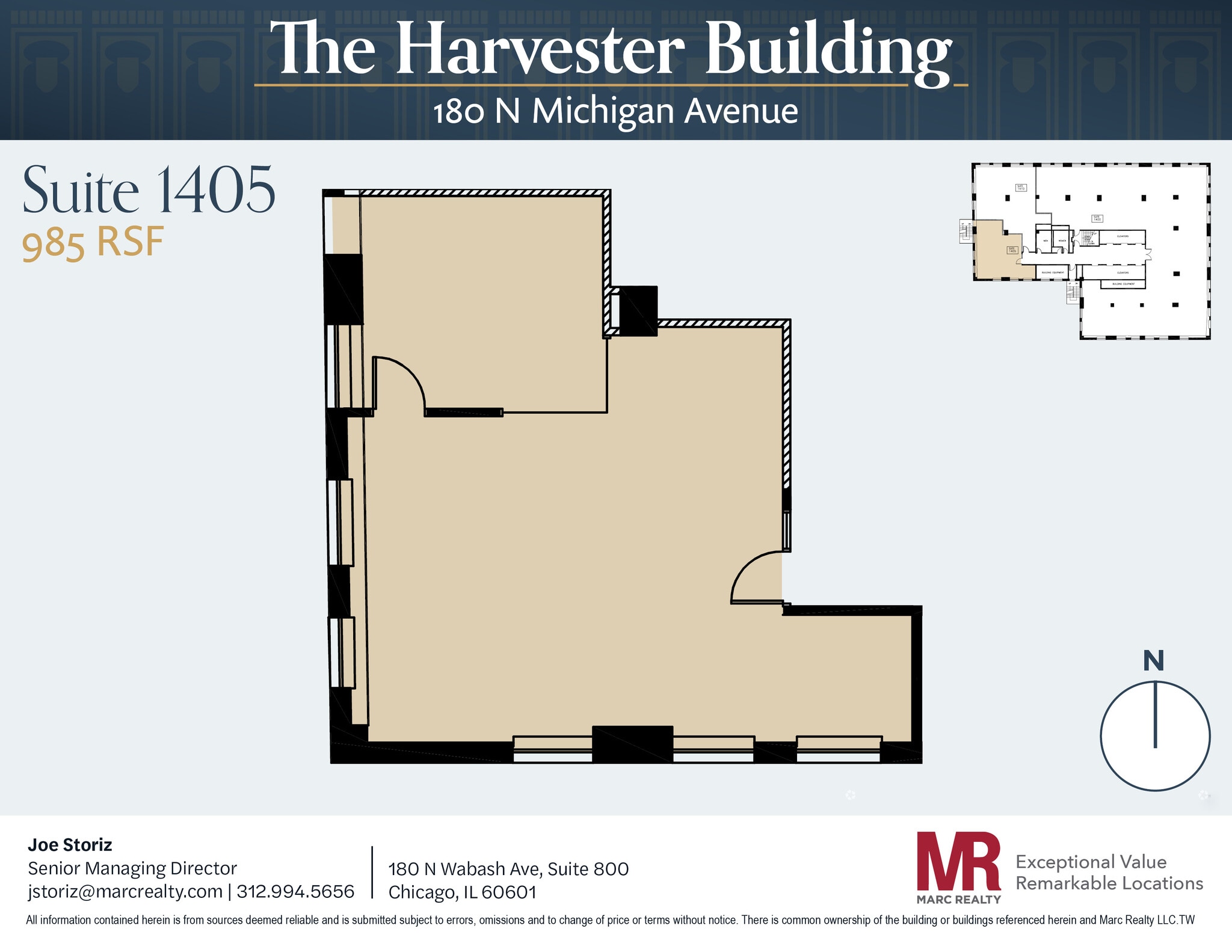 180 N Michigan Ave, Chicago, IL for lease Floor Plan- Image 1 of 5