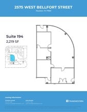 2575 W Bellfort St, Houston, TX for lease Floor Plan- Image 1 of 1