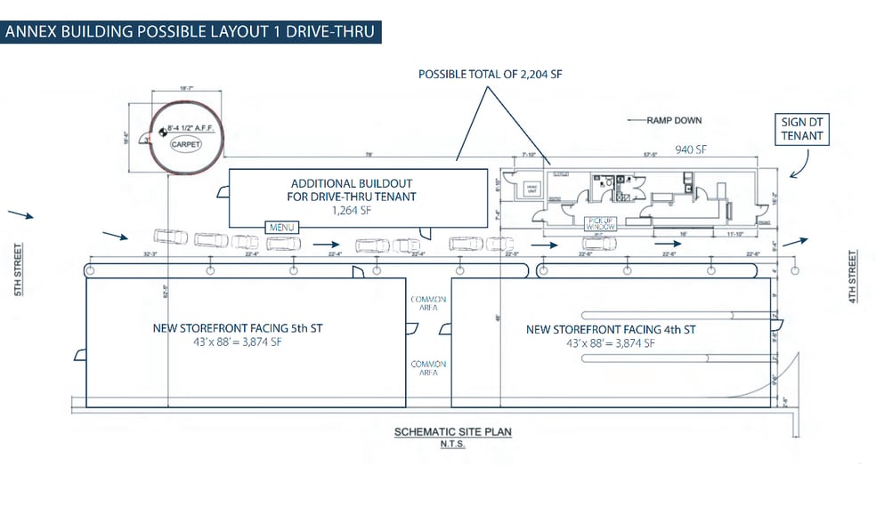 435 4th St, Fort Worth, TX for lease - Floor Plan - Image 3 of 3