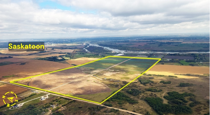 301 Valley Rd, Saskatoon, SK for sale Aerial- Image 1 of 7