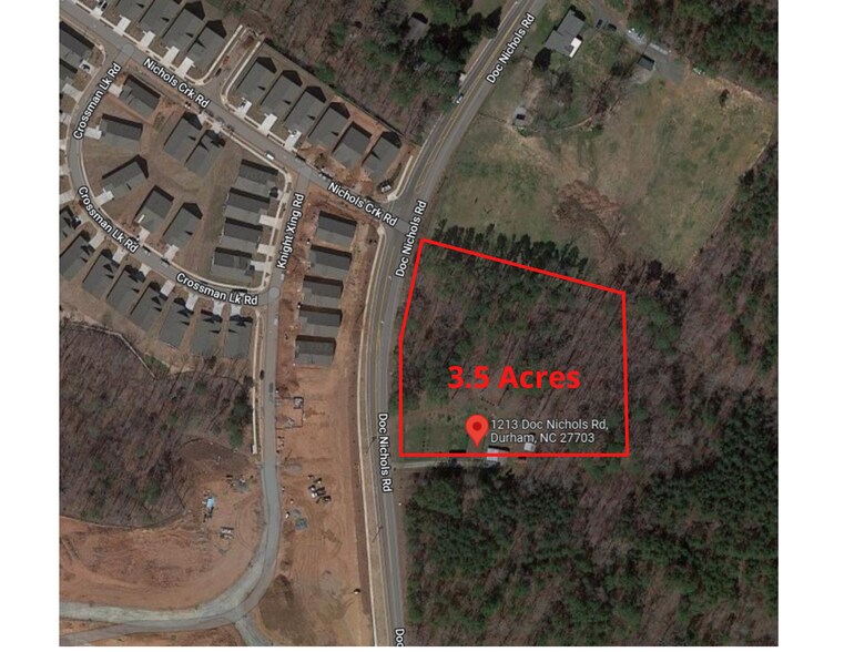1213 Doc Nichols Rd, Durham, NC 27703 Land for Sale