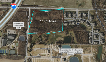 SE Corner of Clyo Rd & Feedwire rd, Sugarcreek Township, OH - aerial  map view