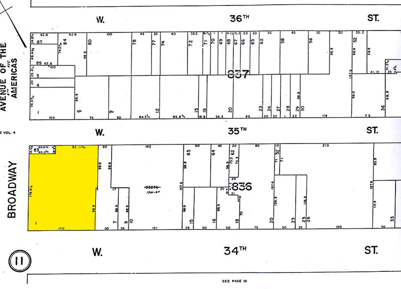 950 6th Ave, New York, NY for lease - Plat Map - Image 2 of 7