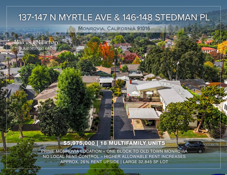 147 N Myrtle Ave, Monrovia, CA for sale - Building Photo - Image 1 of 38