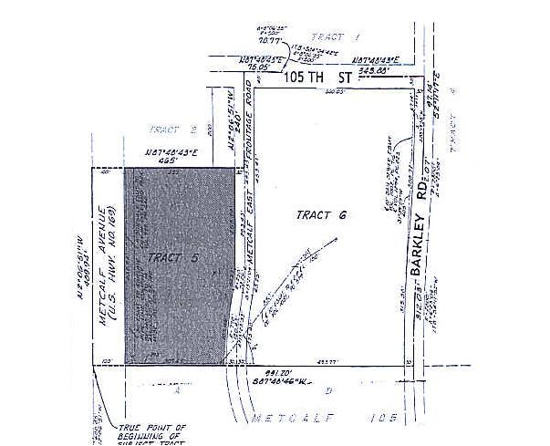 10551-10563 Metcalf Ave, Overland Park, KS for sale - Plat Map - Image 1 of 1
