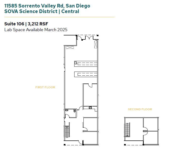 11555 Sorrento Valley Rd, San Diego, CA for lease Floor Plan- Image 1 of 1