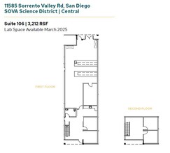 11555 Sorrento Valley Rd, San Diego, CA for lease Floor Plan- Image 1 of 1