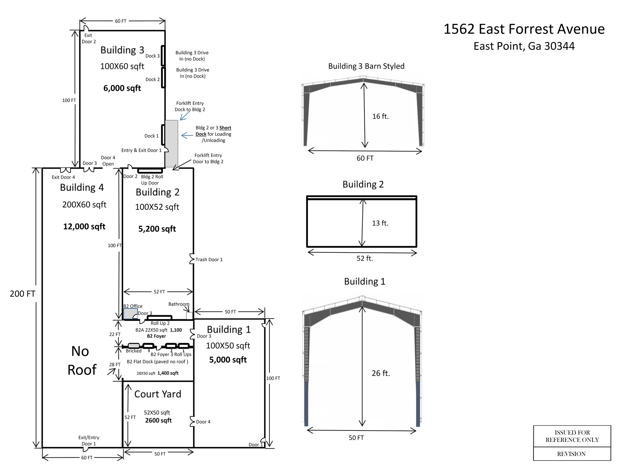 1562 E Forrest Ave, East Point, GA for lease Site Plan- Image 1 of 1