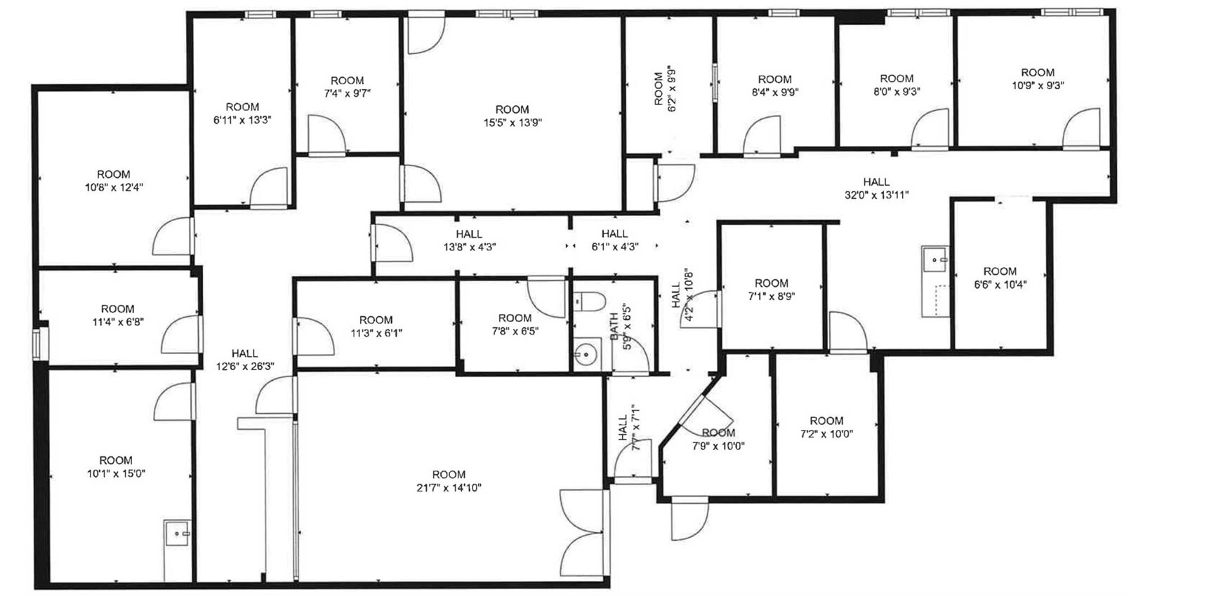 2801 Parklawn Dr, Midwest City, OK for lease Floor Plan- Image 1 of 1