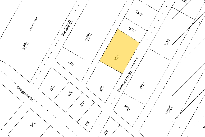 24 Farnsworth St, Boston, MA for lease - Plat Map - Image 2 of 2