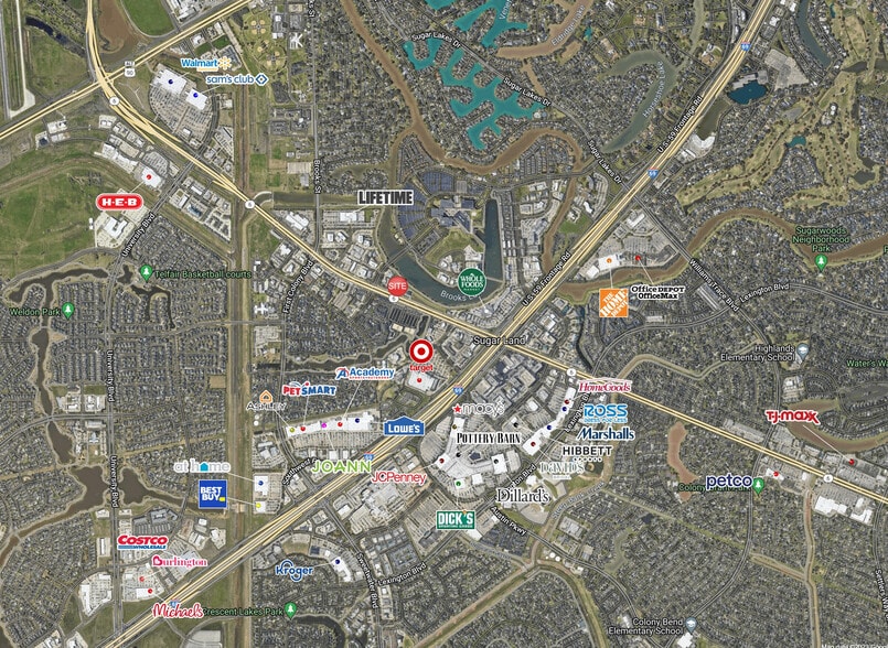 1525-1535 Highway 6, Sugar Land, TX for lease - Aerial - Image 3 of 7