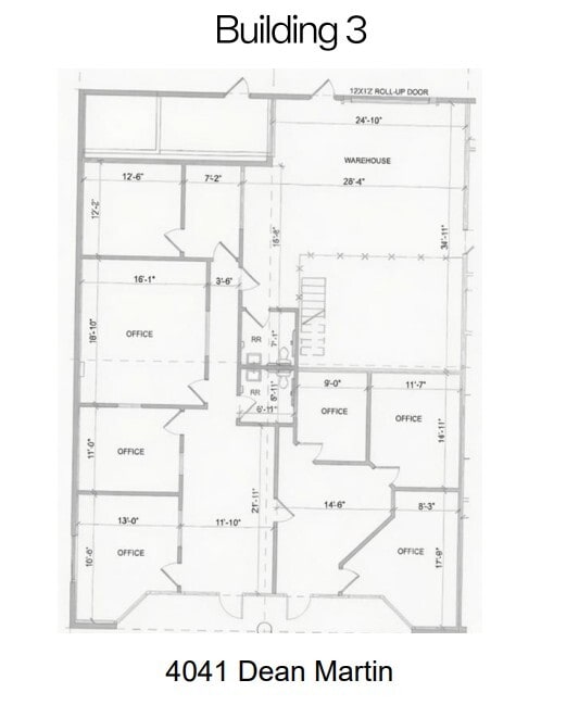 4045-4063 Dean Martin Dr, Las Vegas, NV for lease Floor Plan- Image 1 of 1