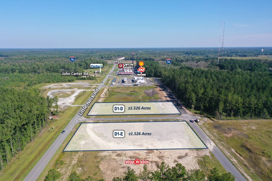 Little Neck Rd, Bloomingdale, GA for sale - Aerial - Image 2 of 8