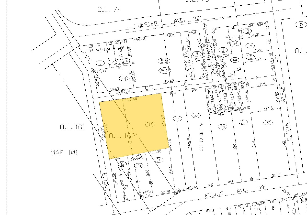 1901 E 13th St, Cleveland, OH for sale Plat Map- Image 1 of 1
