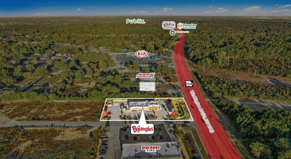 4544 Washington Rd, Evans, GA 30809 Bojangles Evans, GA