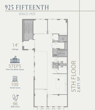 925 15th St NW, Washington, DC for lease Floor Plan- Image 1 of 1