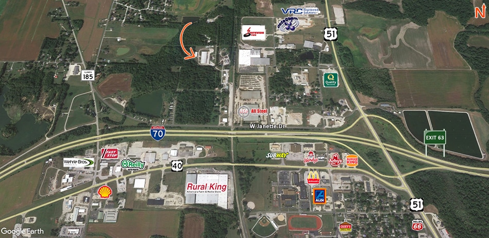 2021 Illini Ave, Vandalia, IL for lease - Building Photo - Image 2 of 11