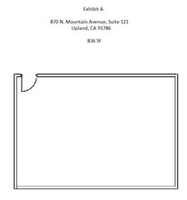 870 N Mountain Ave, Upland, CA for lease Floor Plan- Image 1 of 1