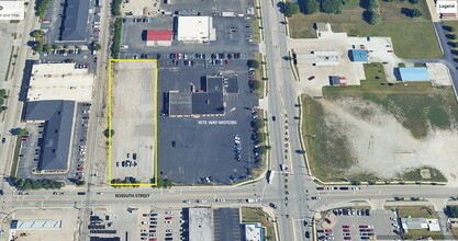 Kossuth Street St, Lafayette, IN - aerial  map view