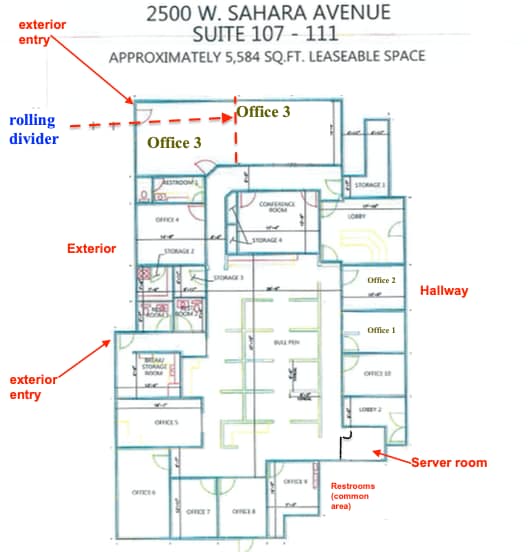 2500 W Sahara Ave, Las Vegas, NV for lease - Building Photo - Image 3 of 8