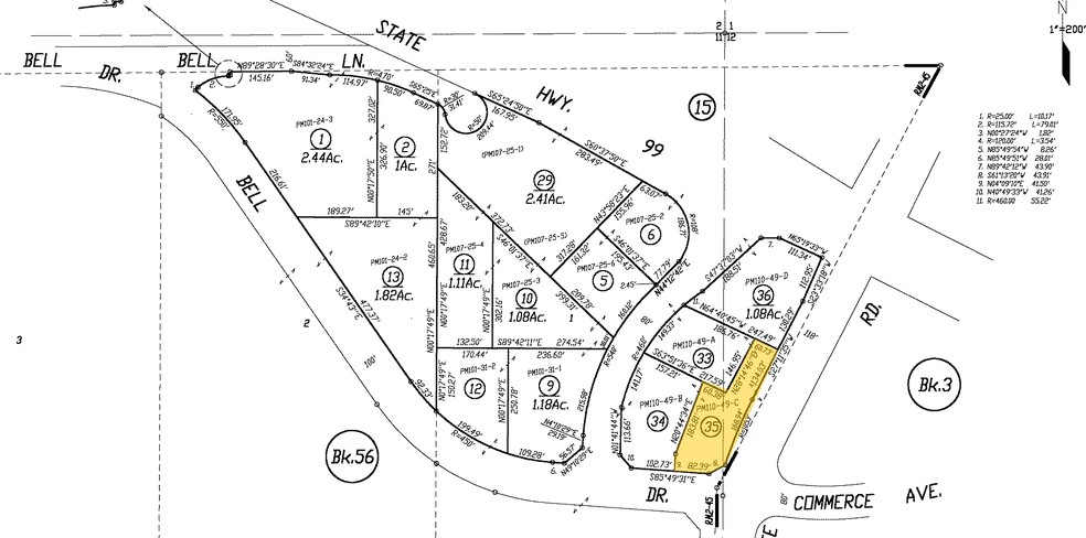 1507-1515 Bell Dr, Atwater, CA for sale - Plat Map - Image 2 of 2