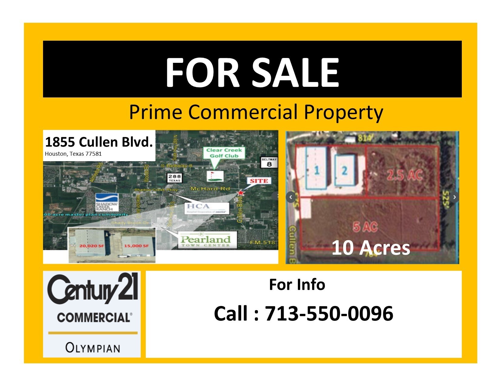 1855 Cullen Blvd, Pearland, TX for sale Other- Image 1 of 1