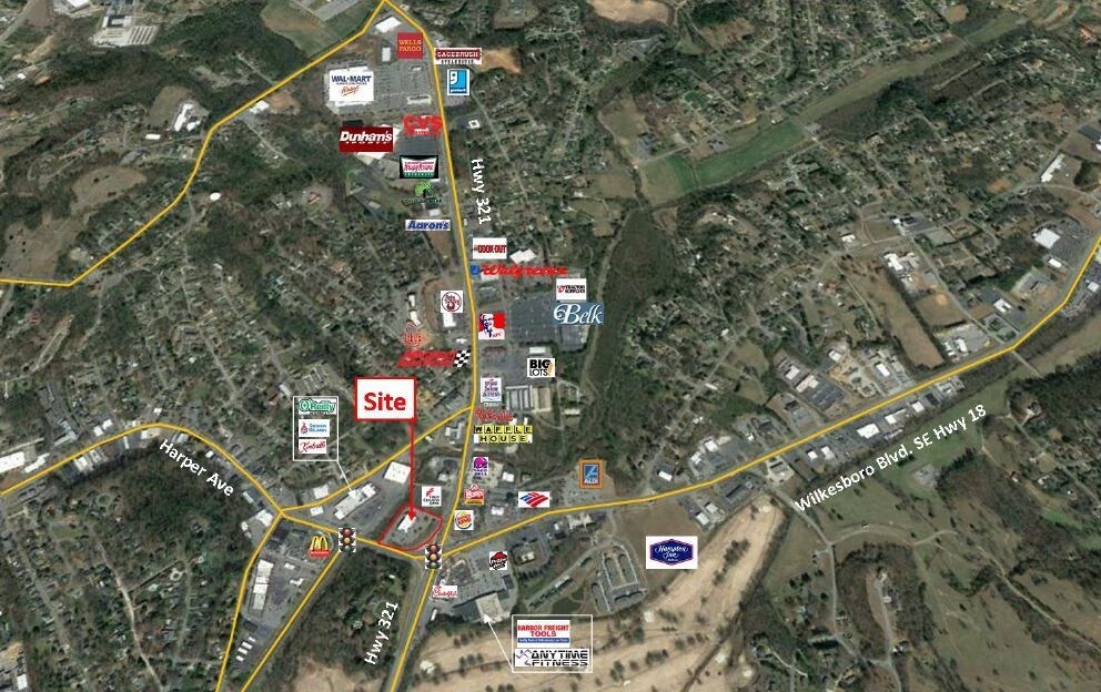 102 Harper Ave NW, Lenoir, NC for sale Aerial- Image 1 of 1