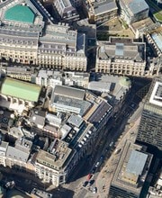7 Bishopsgate, London, LND - AERIAL  map view