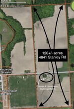 4841 Stanley Rd, Columbiaville, MI - aerial  map view