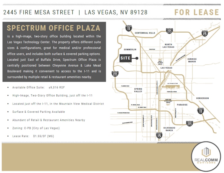 2445 Fire Mesa St, Las Vegas, NV for lease - Building Photo - Image 2 of 5