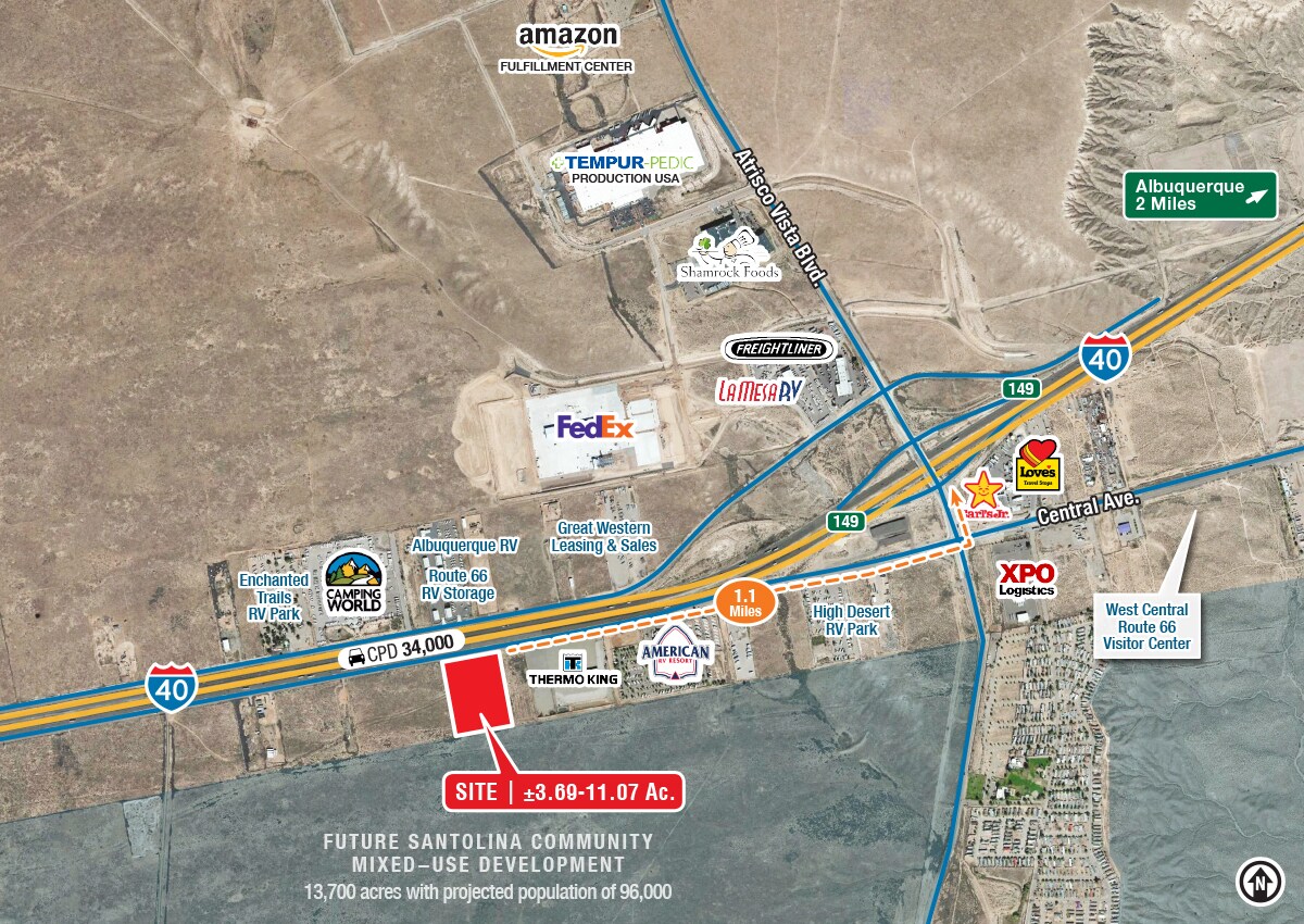SWQ Central Ave. & Atrisco Vista Blvd. SW, Albuquerque, NM for lease Primary Photo- Image 1 of 4