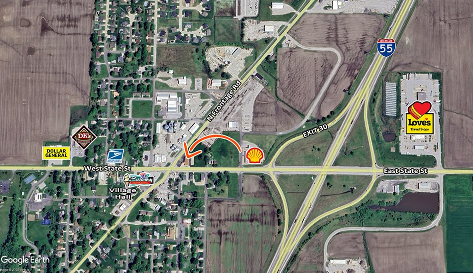 105 E State St, Hamel, IL for lease - Building Photo - Image 2 of 4