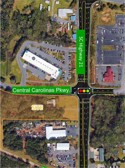 3048 Highway 21, Fort Mill, SC for sale - Aerial - Image 2 of 5