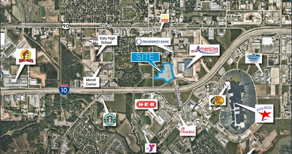 I10 & Pin Oak Rd, Katy, TX for sale - Building Photo - Image 1 of 1