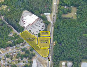 15700-15702 Jefferson Davis Hwy, Colonial Heights, VA - aerial  map view