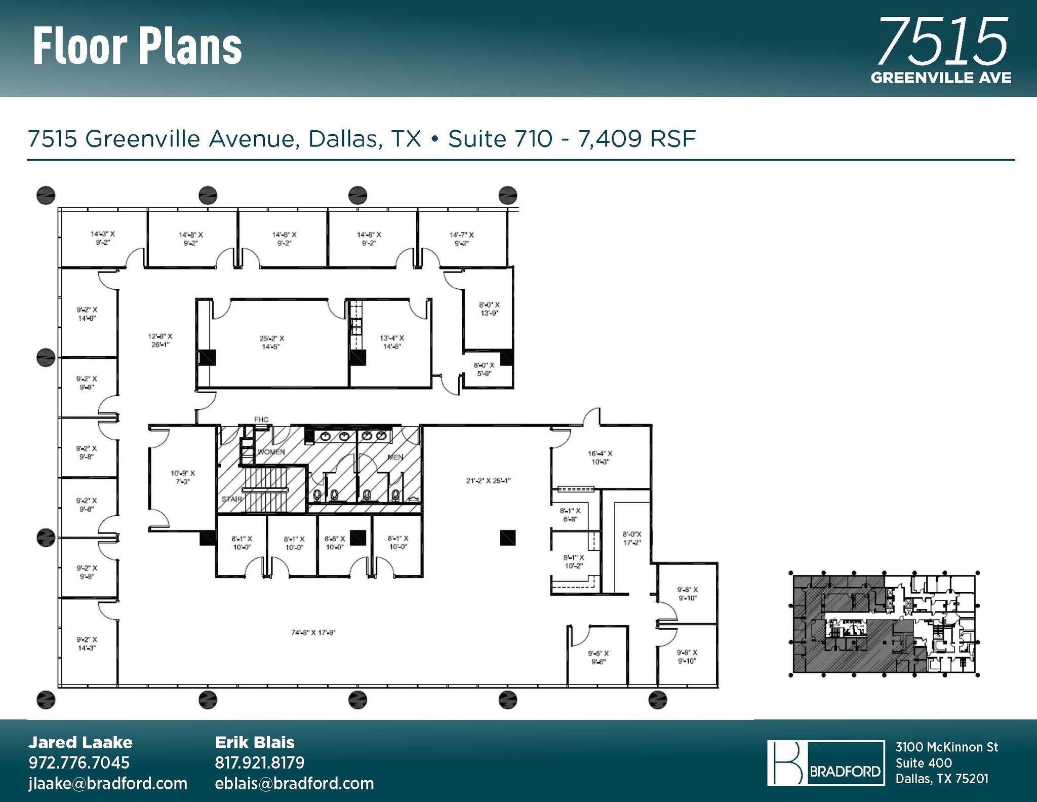 7515 Greenville Ave, Dallas, TX for lease Floor Plan- Image 1 of 2