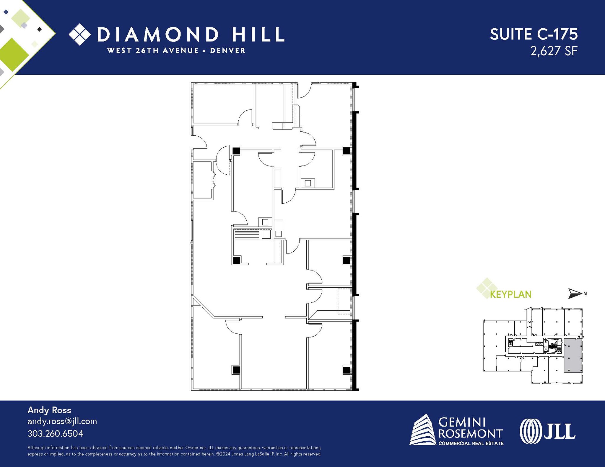 2490 W 26th Ave, Denver, CO for lease Floor Plan- Image 1 of 2