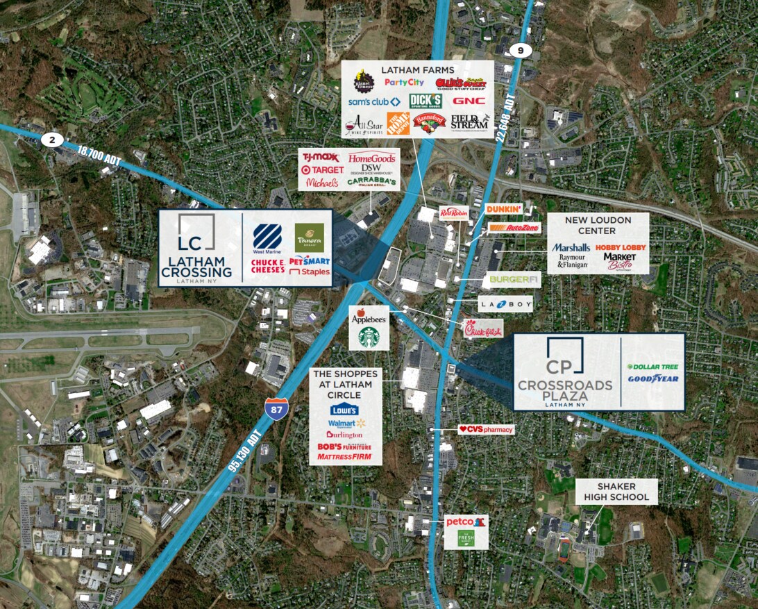 801 Loudon Rd, Latham, NY 12110 Crossroads Plaza