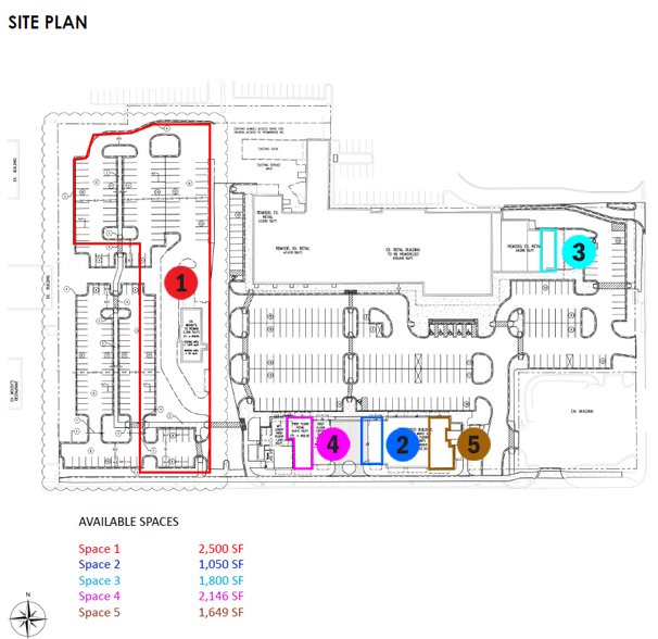 920-1030 Trowbridge Rd, East Lansing, MI for lease - Site Plan - Image 3 of 21