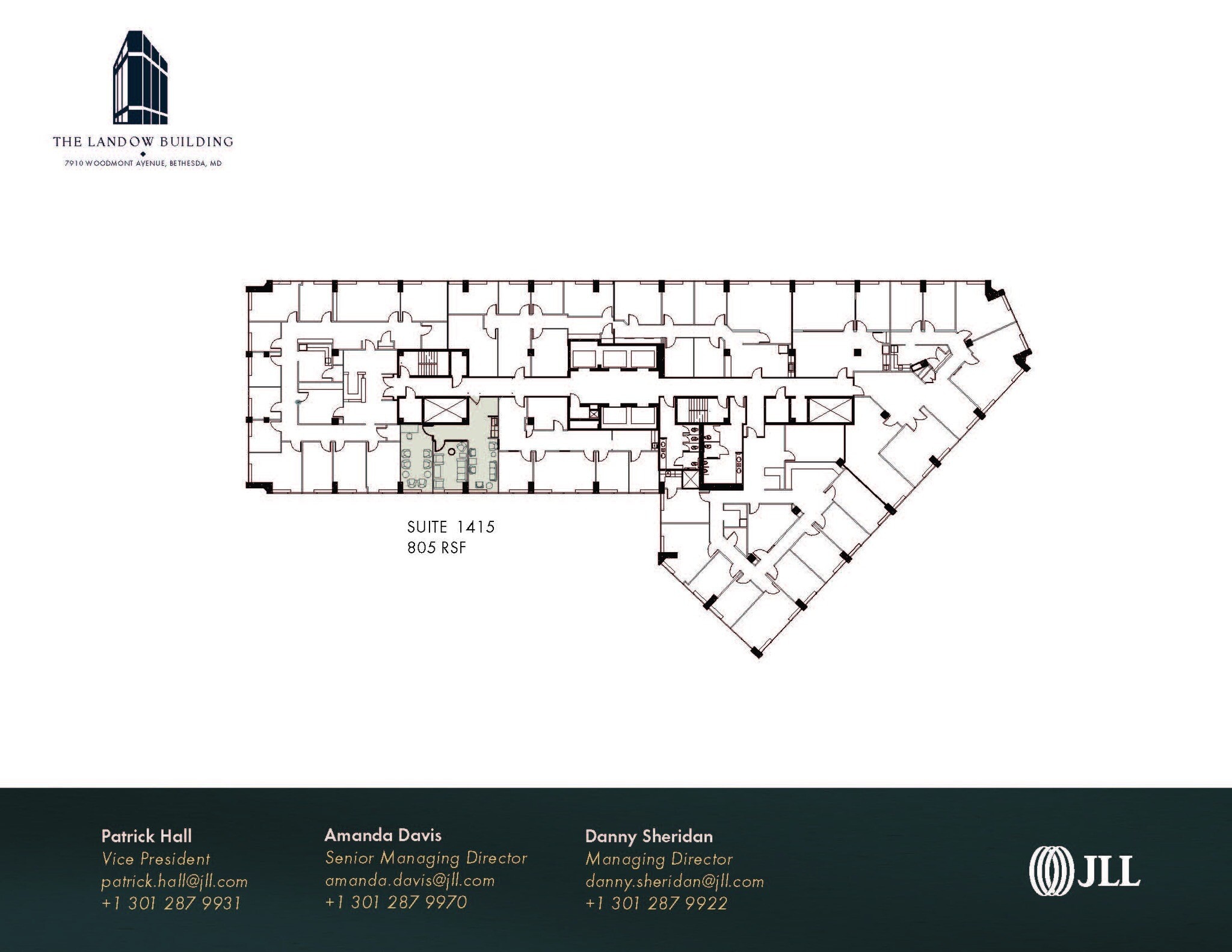 7910 Woodmont Ave, Bethesda, MD for lease Floor Plan- Image 1 of 1