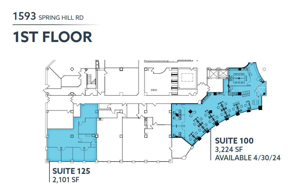 1593 Spring Hill Rd, Vienna, VA for lease Floor Plan- Image 1 of 1