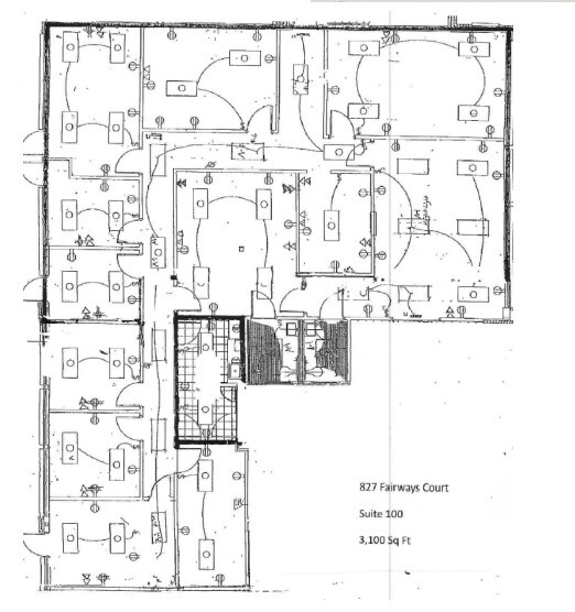 827 Fairways Ct, Stockbridge, GA for lease Floor Plan- Image 1 of 1