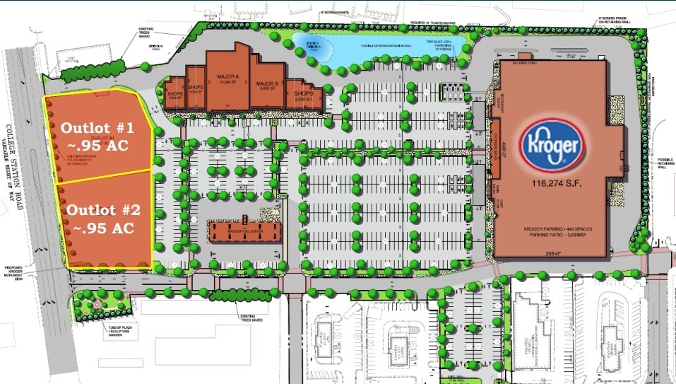 2040 Barnett Shoals Rd, Athens, GA for lease - Site Plan - Image 2 of 2
