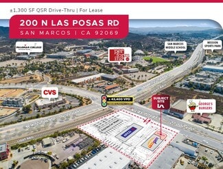 More details for 200 N Las Posas Rd, San Marcos, CA - Retail for Lease