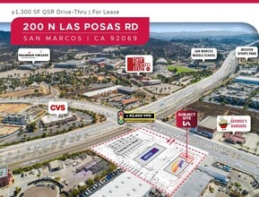 200 N Las Posas Rd, San Marcos, CA - AERIAL map view - Image1