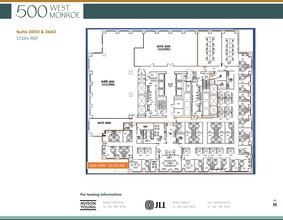 500 West Monroe St, Chicago, IL for lease Floor Plan- Image 1 of 1