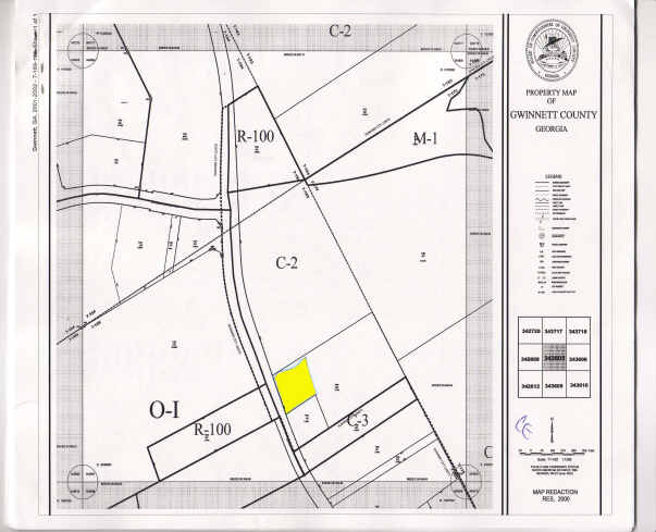 3277 Lawrenceville Suwanee Rd, Suwanee, GA for sale Plat Map- Image 1 of 1