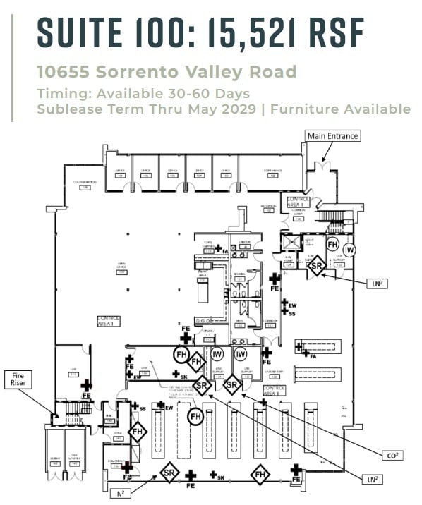 10655 Sorrento Valley Rd, San Diego, CA for lease Floor Plan- Image 1 of 1