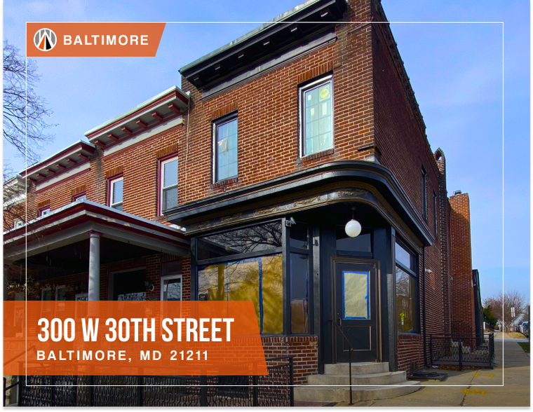 300 W 30th St, Baltimore, MD for sale - Building Photo - Image 1 of 1