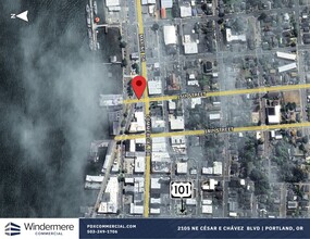 1490 Commercial St, Astoria, OR - aerial  map view